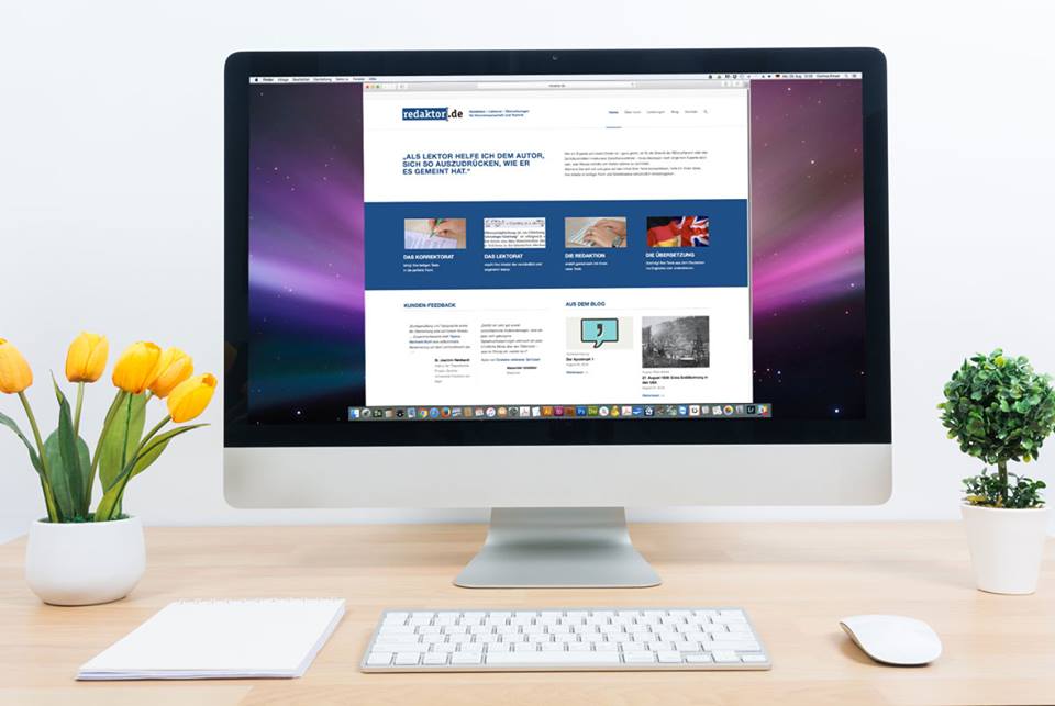Für Redator haben wir die Entwicklung der Website übernommen.